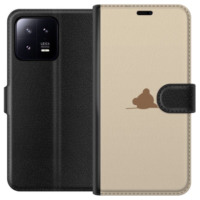 Plånboksfodral till Xiaomi 13 med Nalle motiv