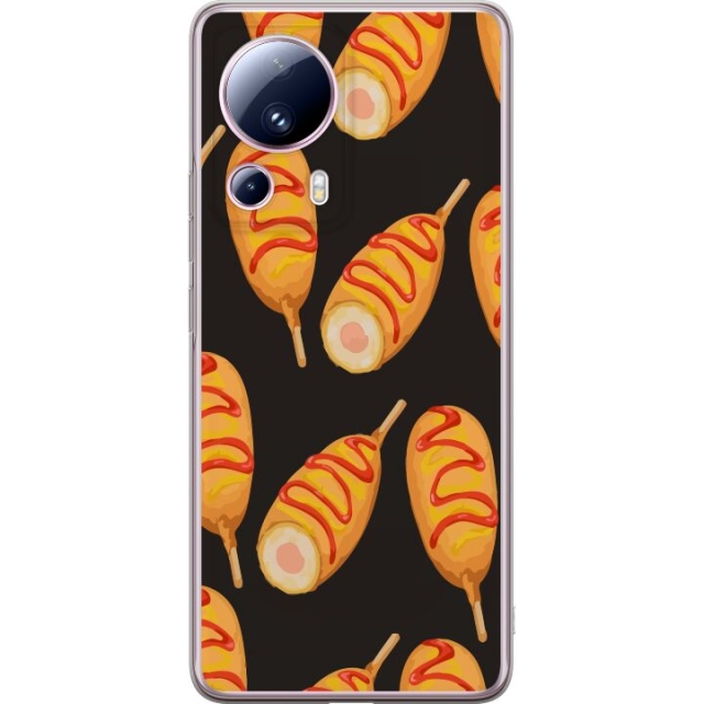 Mobilskal till Xiaomi 13 Lite med Kycklingklubba motiv