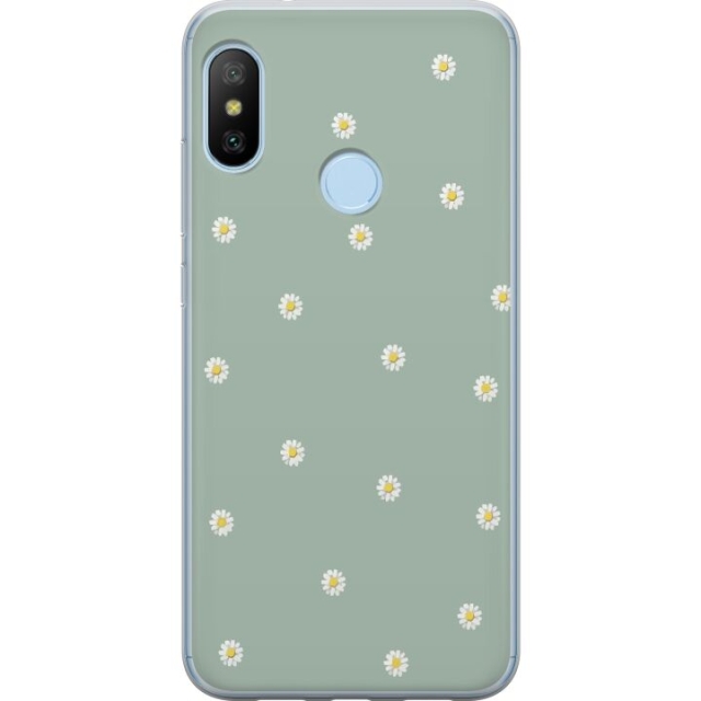 Mobilskal till Xiaomi Mi A2 Lite med Prästkragar motiv