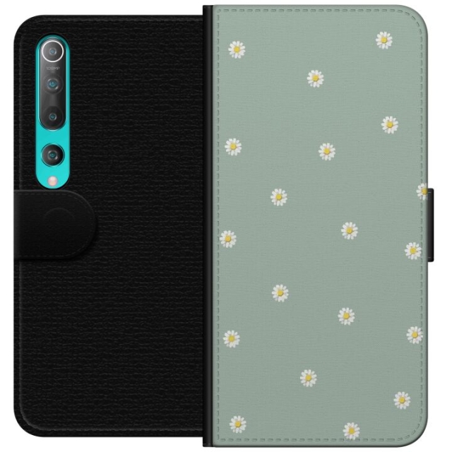 Plånboksfodral till Xiaomi Mi 10 5G med Prästkragar motiv