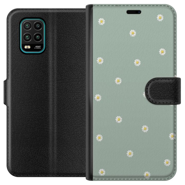 Plånboksfodral till Xiaomi Mi 10 Lite 5G med Prästkragar motiv