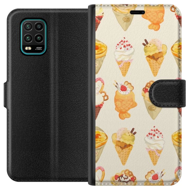 Plånboksfodral till Xiaomi Mi 10 Lite 5G med Glassigt motiv