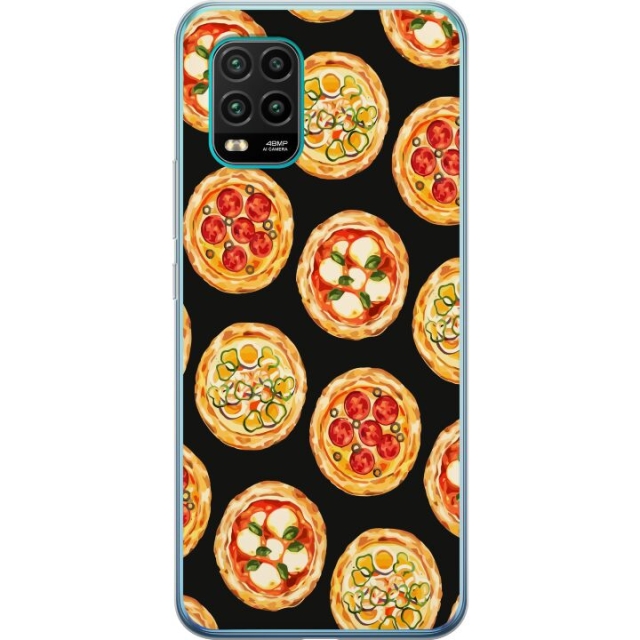 Mobilskal till Xiaomi Mi 10 Lite 5G med Pizza motiv