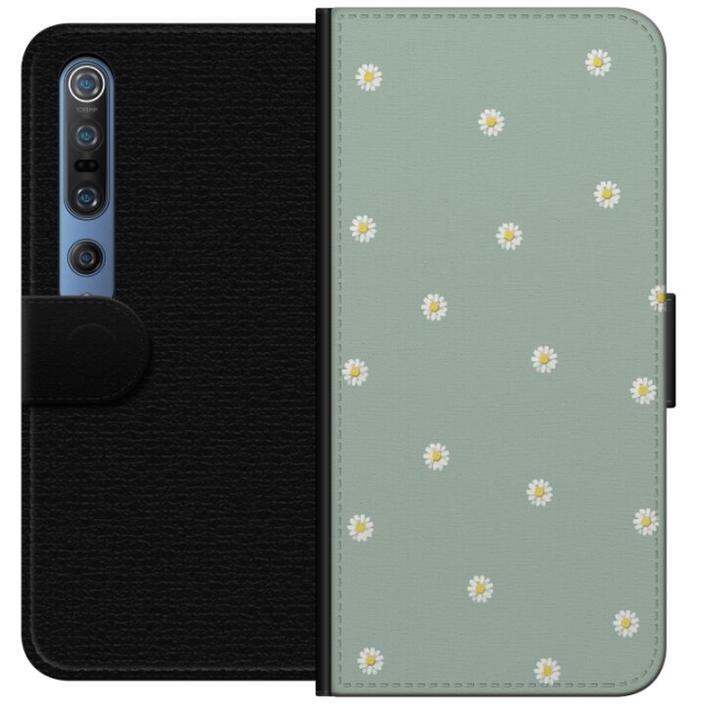 Plånboksfodral till Xiaomi Mi 10 Pro 5G med Prästkragar motiv