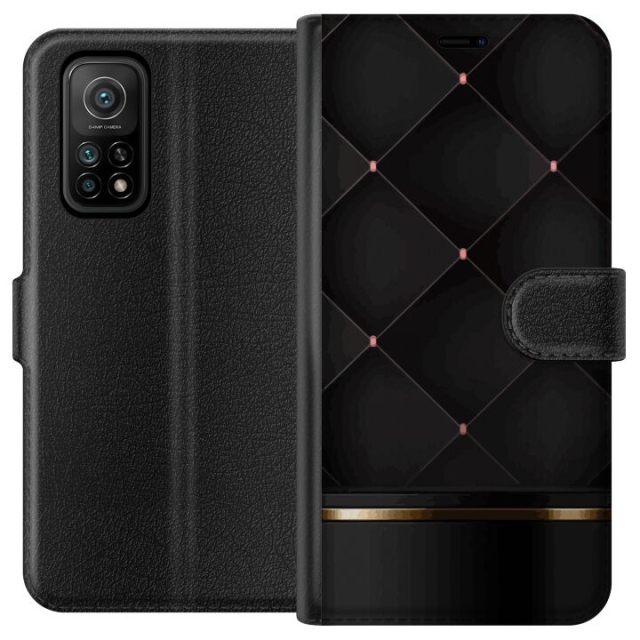 Plånboksfodral till Xiaomi Mi 10T 5G med Lyxig linje motiv