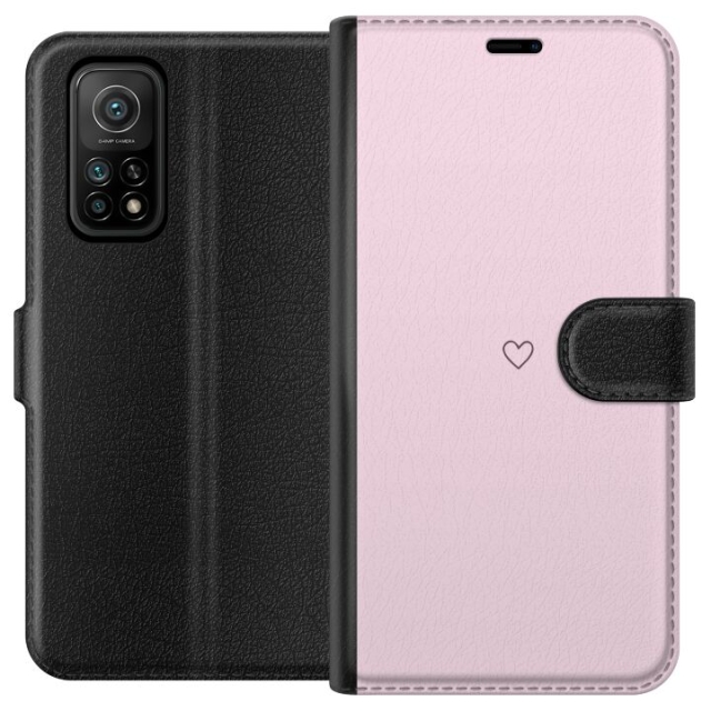 Plånboksfodral till Xiaomi Mi 10T 5G med Hjärta motiv