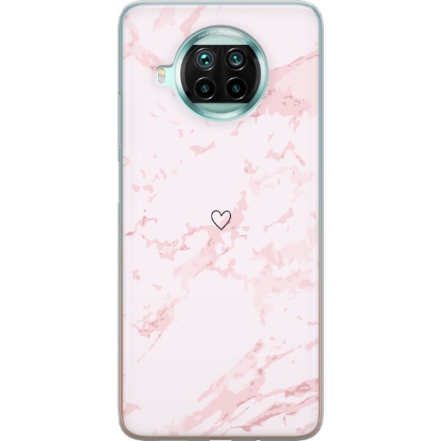 Mobilskal till Xiaomi Mi 10T Lite 5G med Rosa Hjärta motiv
