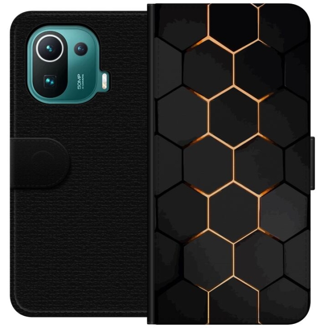 Plånboksfodral till Xiaomi Mi 11 Pro med Lyxigt Mönster motiv