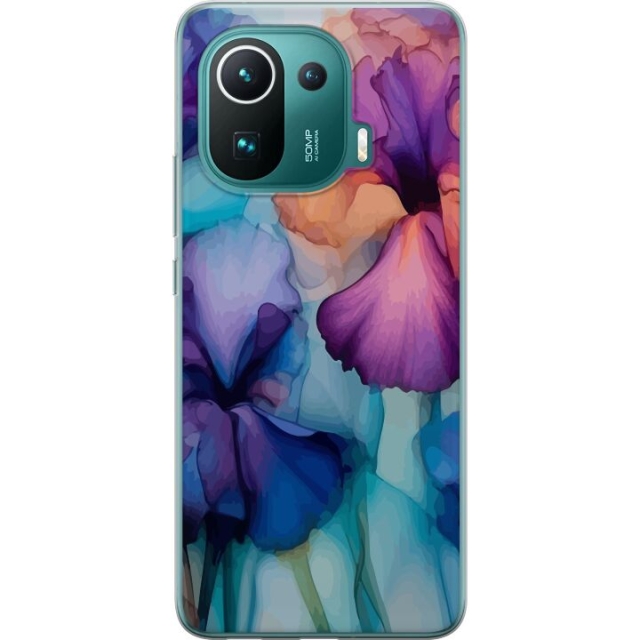Mobilskal till Xiaomi Mi 11 Pro med Magiska blommor motiv