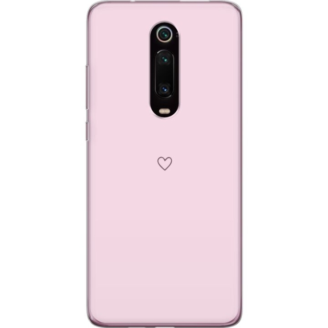 Mobilskal till Xiaomi Mi 9T Pro  med Hjärta motiv