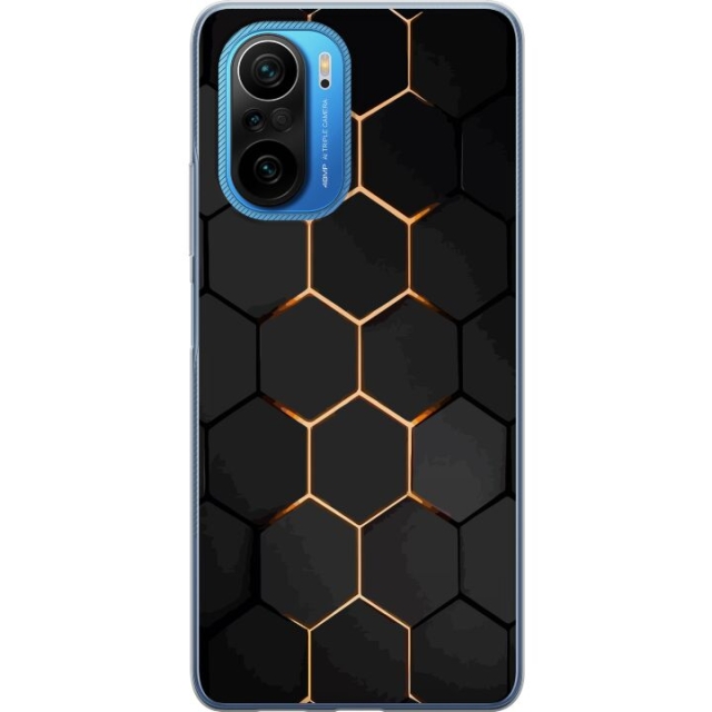 Mobilskal till Xiaomi Poco F3 med Lyxigt Mönster motiv