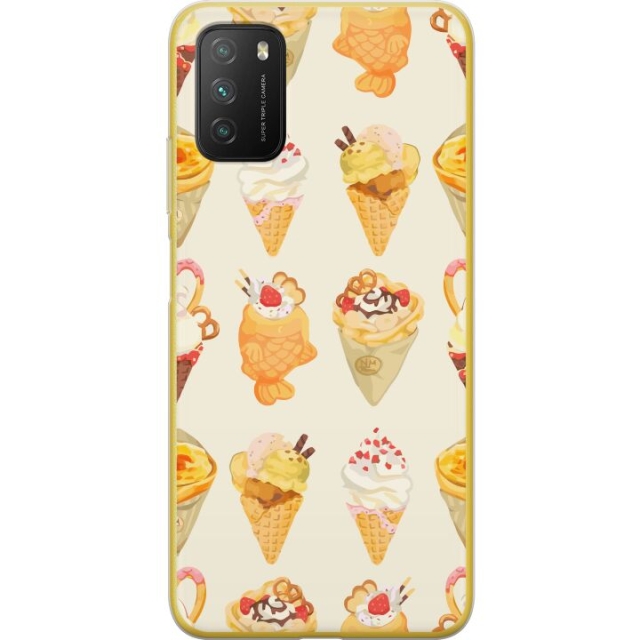 Mobilskal till Xiaomi Poco M3  med Glassigt motiv