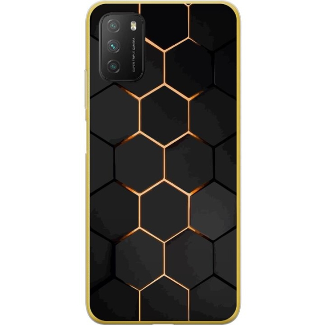 Mobilskal till Xiaomi Poco M3  med Lyxigt Mönster motiv