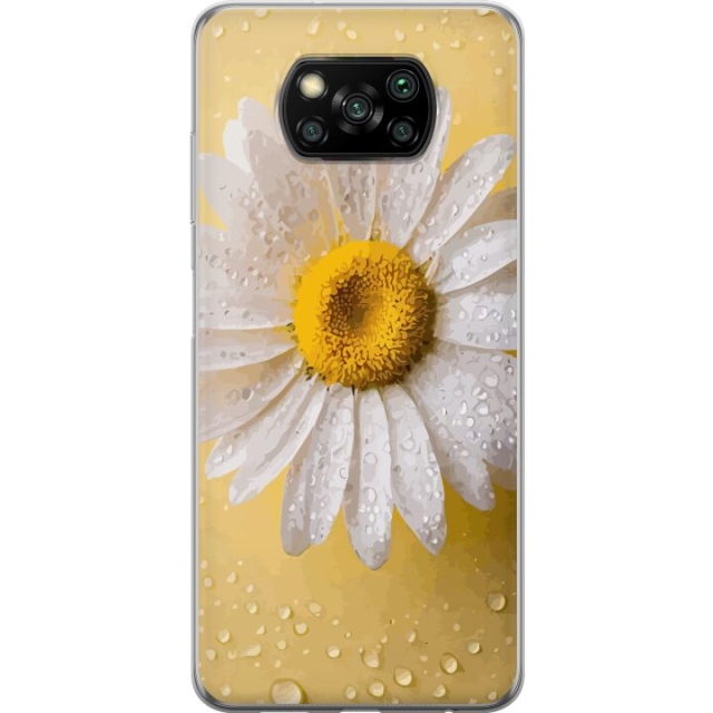 Mobilskal till Xiaomi Poco X3 NFC med Porslinsblomma motiv