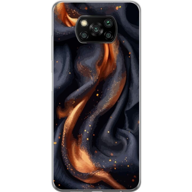 Mobilskal till Xiaomi Poco X3 NFC med Eldigt silke motiv
