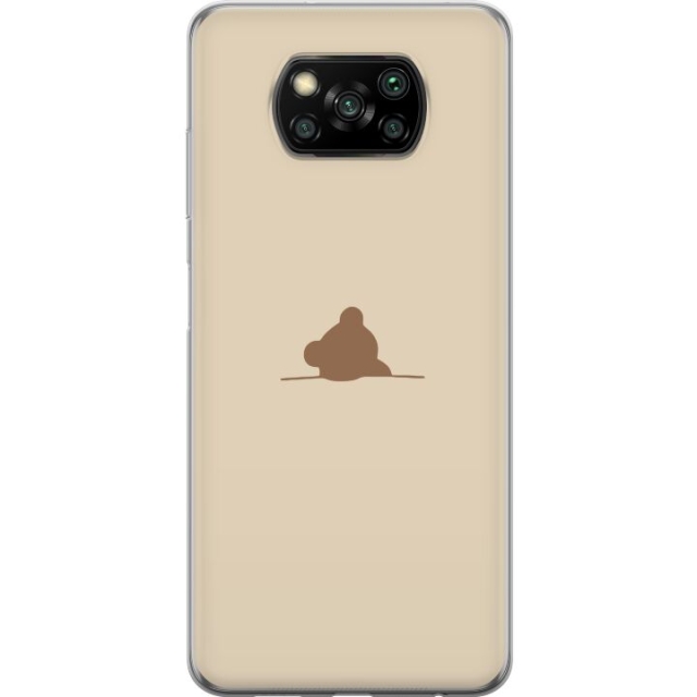 Mobilskal till Xiaomi Poco X3 NFC med Nalle motiv