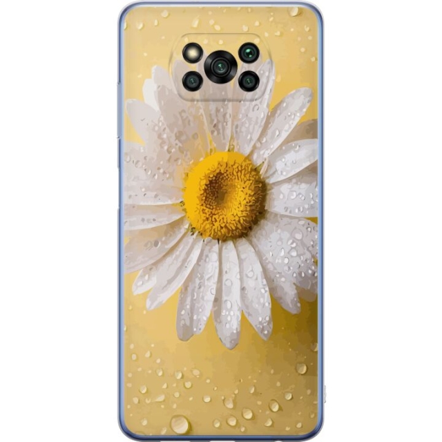 Mobilskal till Xiaomi Poco X3 Pro med Porslinsblomma motiv