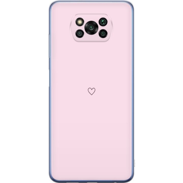 Mobilskal till Xiaomi Poco X3 Pro med Hjärta motiv