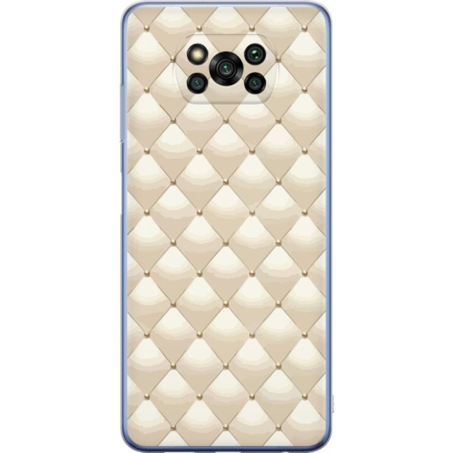 Mobilskal till Xiaomi Poco X3 Pro med Guldglans motiv