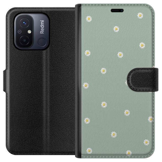 Plånboksfodral till Xiaomi Redmi 12C med Prästkragar motiv