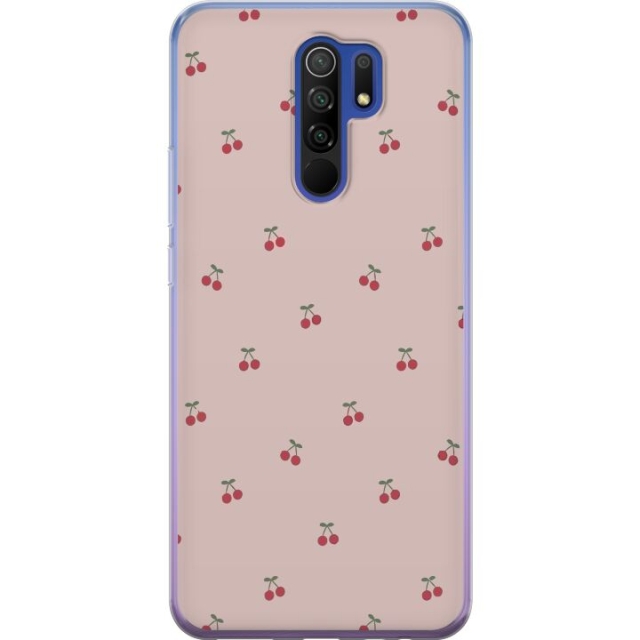 Mobilskal till Xiaomi Redmi 9 med Körsbär motiv