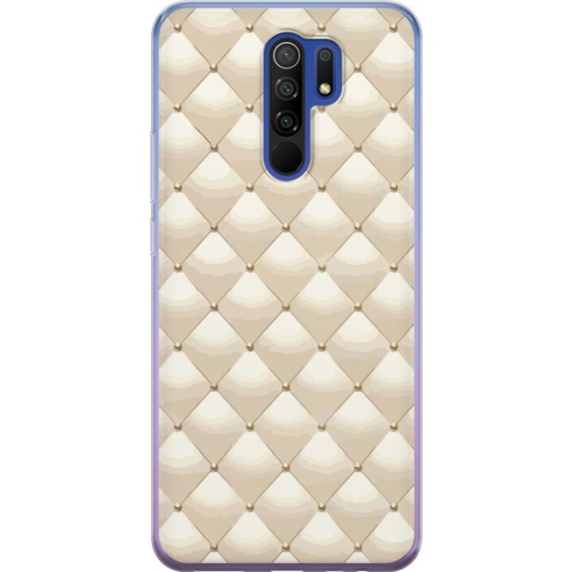 Mobilskal till Xiaomi Redmi 9 med Guldglans motiv