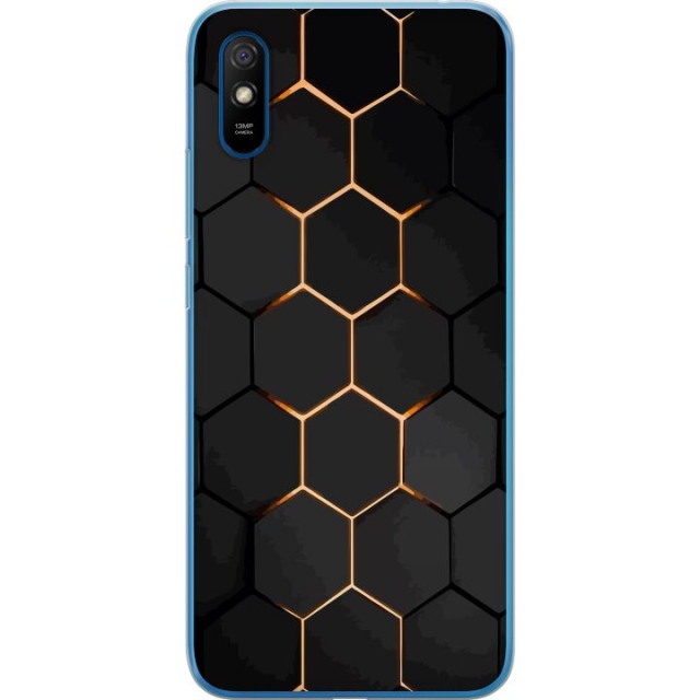 Mobilskal till Xiaomi Redmi 9A med Lyxigt Mönster motiv