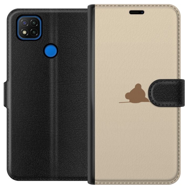 Plånboksfodral till Xiaomi Redmi 9C med Nalle motiv