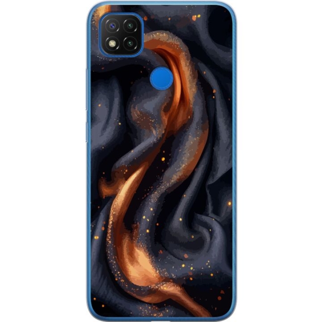 Mobilskal till Xiaomi Redmi 9C med Eldigt silke motiv