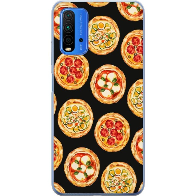 Mobilskal till Xiaomi Redmi 9T med Pizza motiv