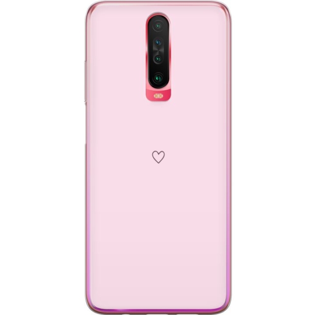 Mobilskal till Xiaomi Redmi K30 med Hjärta motiv