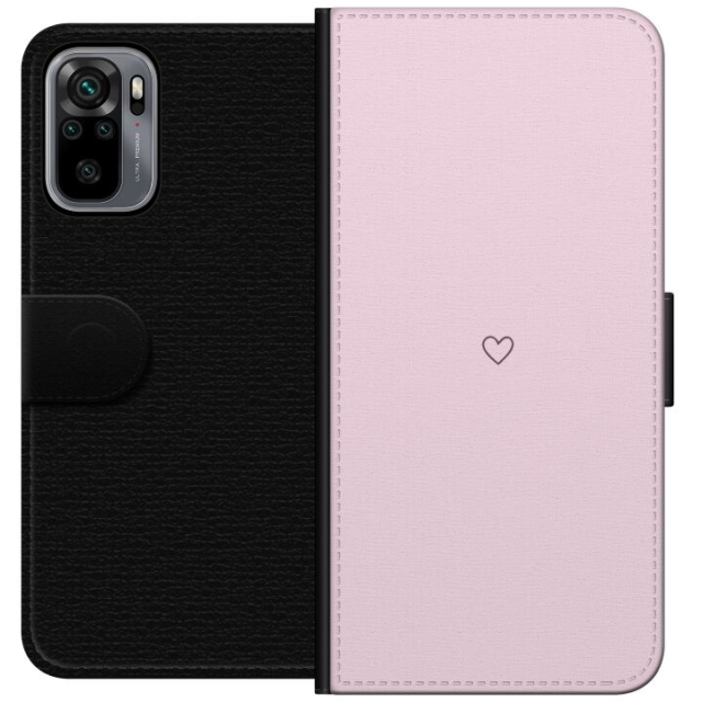 Plånboksfodral till Xiaomi Redmi Note 10S med Hjärta motiv