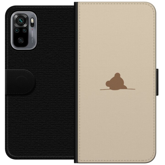 Plånboksfodral till Xiaomi Redmi Note 10S med Nalle motiv