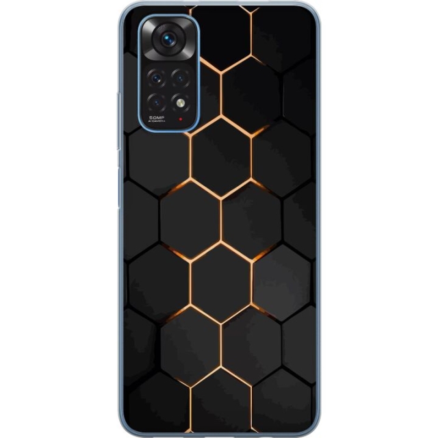 Mobilskal till Xiaomi Redmi Note 11 med Lyxigt Mönster motiv