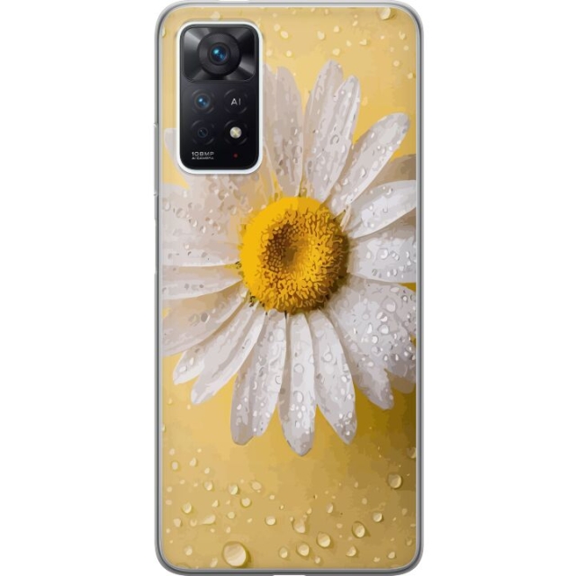 Mobilskal till Xiaomi Redmi Note 11 Pro med Porslinsblomma motiv