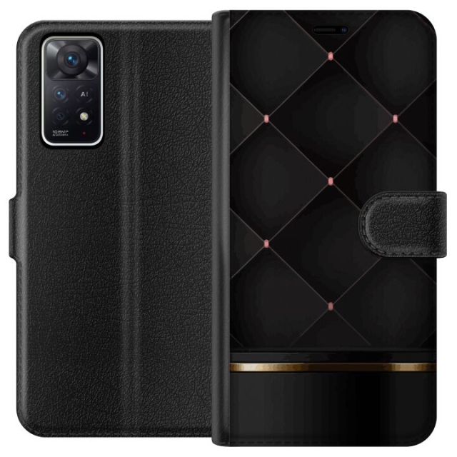 Plånboksfodral till Xiaomi Redmi Note 11 Pro 5G med Lyxig linje motiv