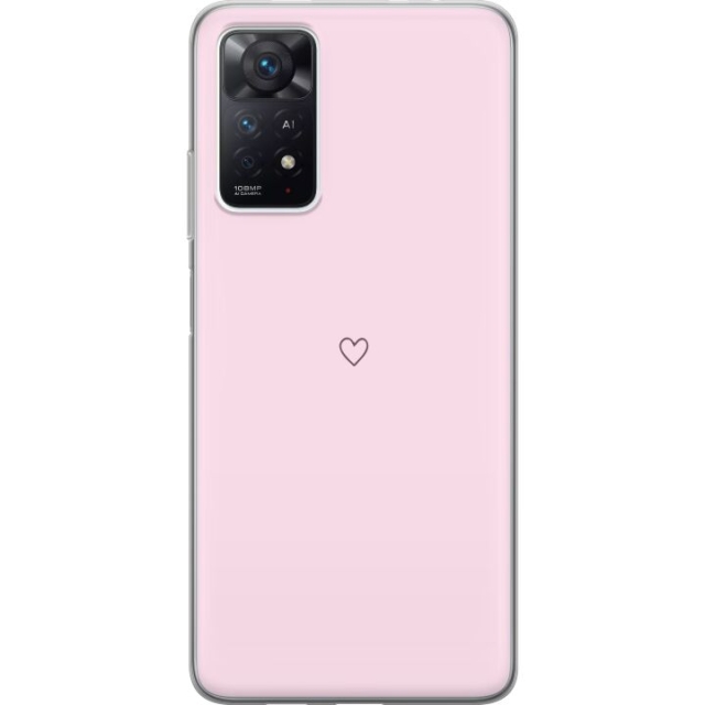 Mobilskal till Xiaomi Redmi Note 11 Pro 5G med Hjärta motiv