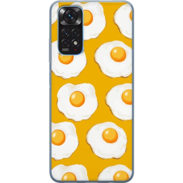 Mobilskal till Xiaomi Redmi Note 11S med Stekt ägg motiv