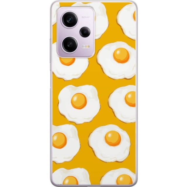 Mobilskal till Xiaomi Redmi Note 12 Pro med Stekt ägg motiv