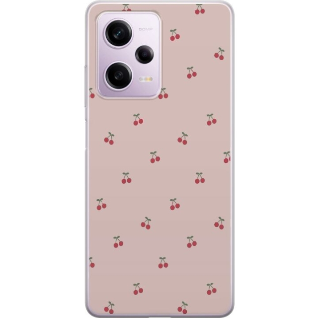 Mobilskal till Xiaomi Redmi Note 12 Pro med Körsbär motiv