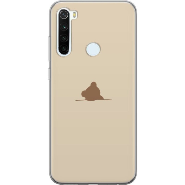 Mobilskal till Xiaomi Redmi Note 8 med Nalle motiv