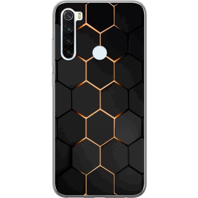 Mobilskal till Xiaomi Redmi Note 8 med Lyxigt Mönster motiv