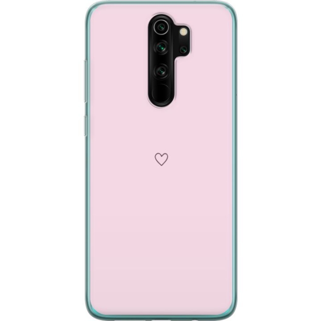 Mobilskal till Xiaomi Redmi Note 8 Pro  med Hjärta motiv
