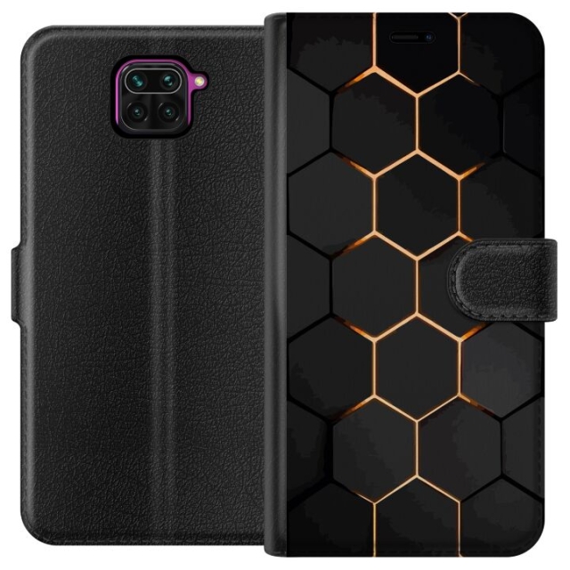 Plånboksfodral till Xiaomi Redmi Note 9 med Lyxigt Mönster motiv