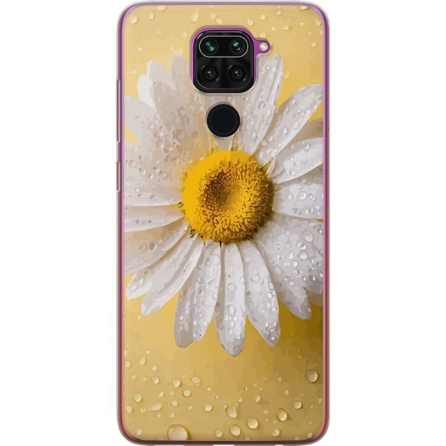Mobilskal till Xiaomi Redmi Note 9 med Porslinsblomma motiv