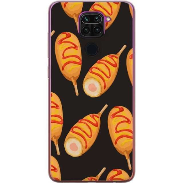 Mobilskal till Xiaomi Redmi Note 9 med Kycklingklubba motiv