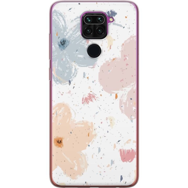 Mobilskal till Xiaomi Redmi Note 9 med Blommor motiv