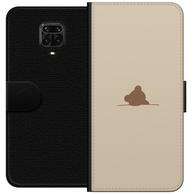 Plånboksfodral till Xiaomi Redmi Note 9S med Nalle motiv