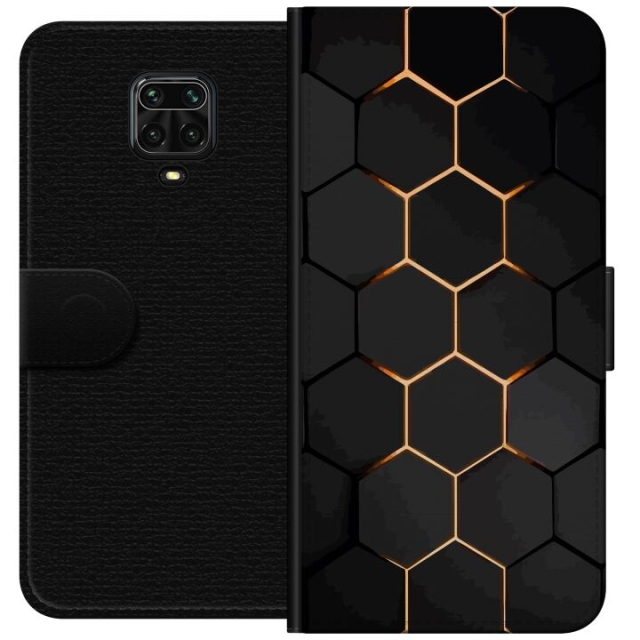 Plånboksfodral till Xiaomi Redmi Note 9S med Lyxigt Mönster motiv