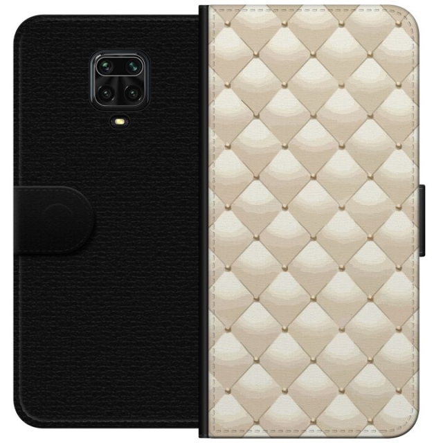 Plånboksfodral till Xiaomi Redmi Note 9S med Guldglans motiv